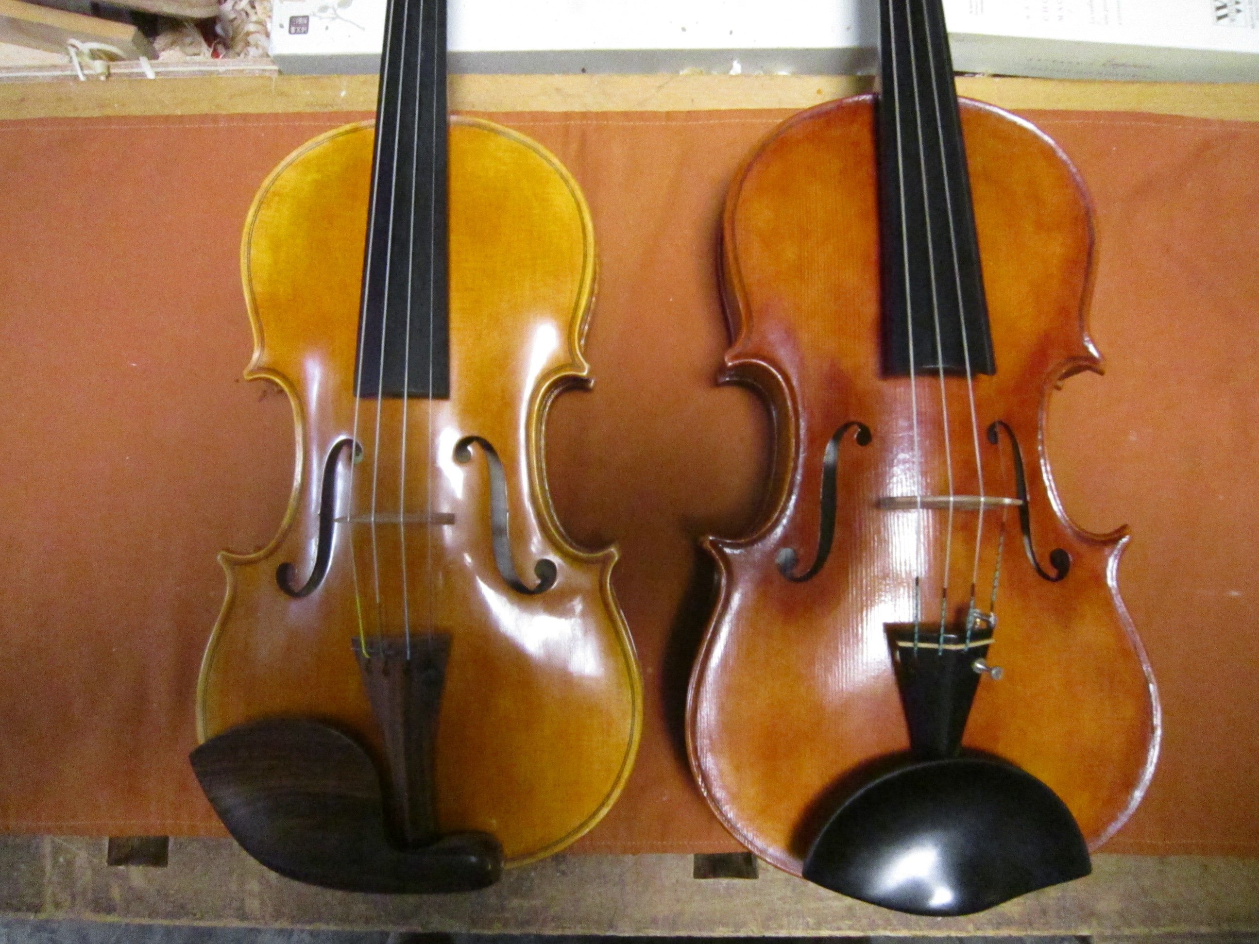 A Bellosioモデルの超小型ビオラ バイオリン工房ドマーニ